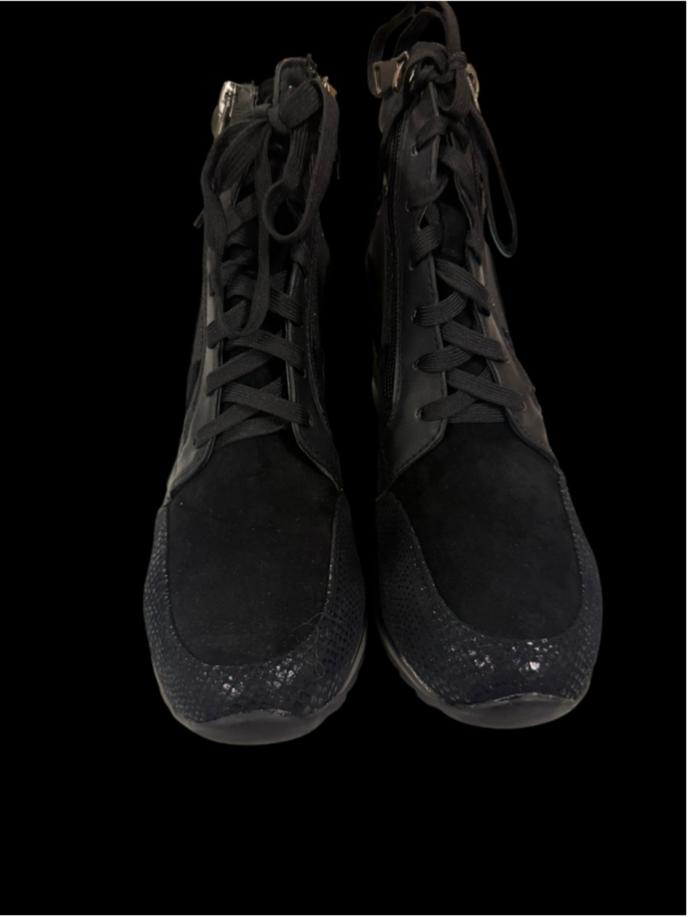 Women's Forever Link Wedge Sneakers Black Size 9